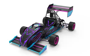 Full car render isometric view